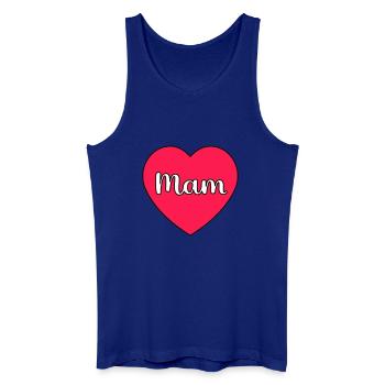 Mama Hart - Männer Bio Tank Top - Königsblau - Vorne