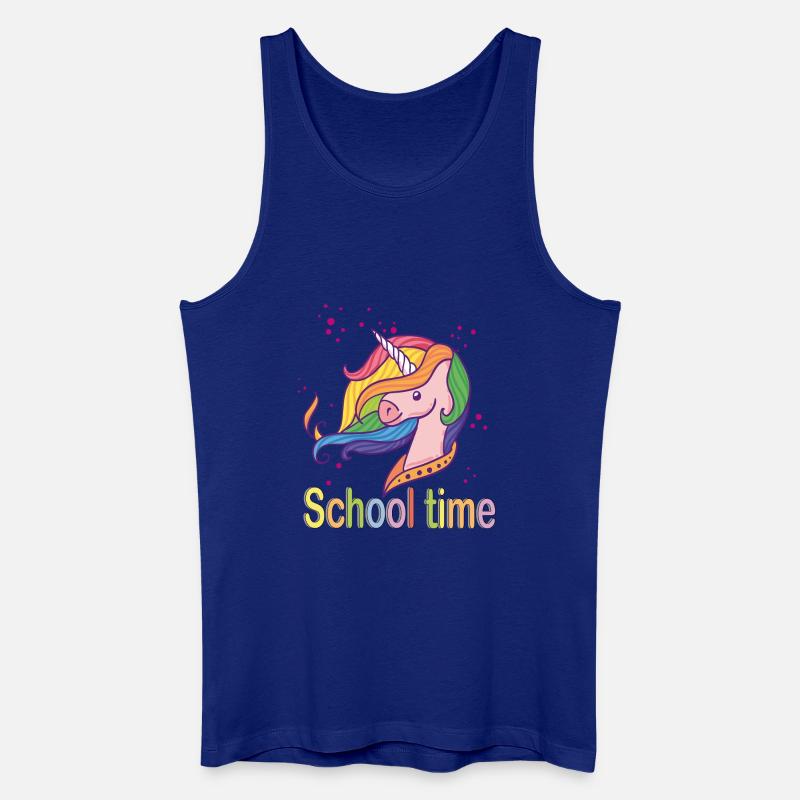 School Time, Einschulung - Männer Bio Tank Top - Königsblau