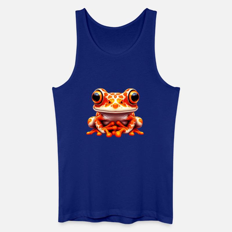 Frosch - Männer Bio Tank Top - Königsblau