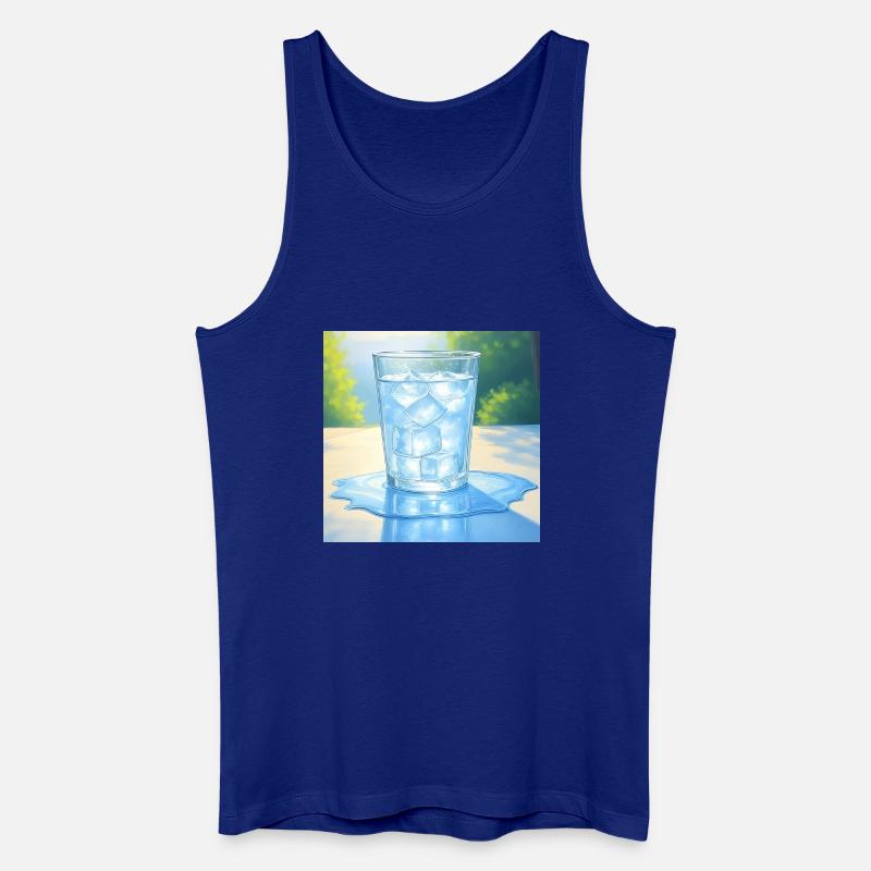 Ein Eis in der Sonne - Männer Bio Tank Top - Königsblau
