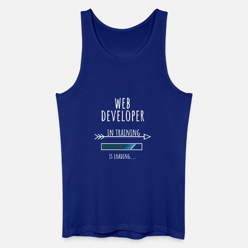 Web Developer in Ausbildung Beruf Geschenk - Männer Bio Tank Top - Königsblau