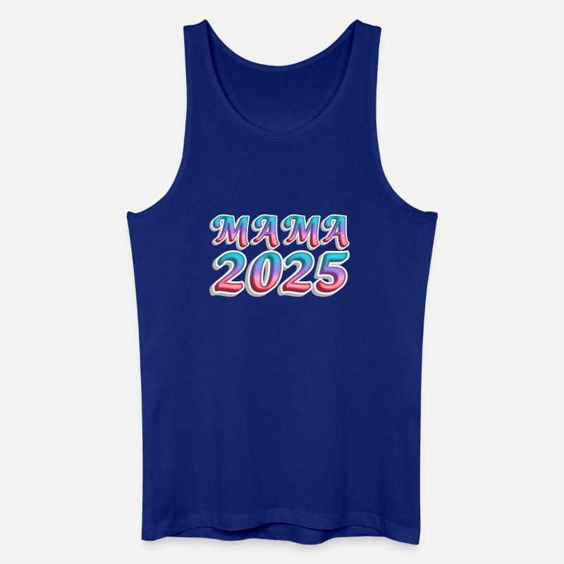 Mama 2025 Farbexplosion - Männer Bio Tank Top - Königsblau