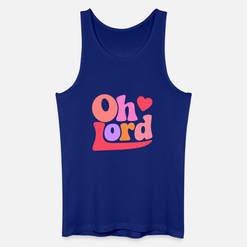 Oh Lord - Männer Bio Tank Top - Königsblau