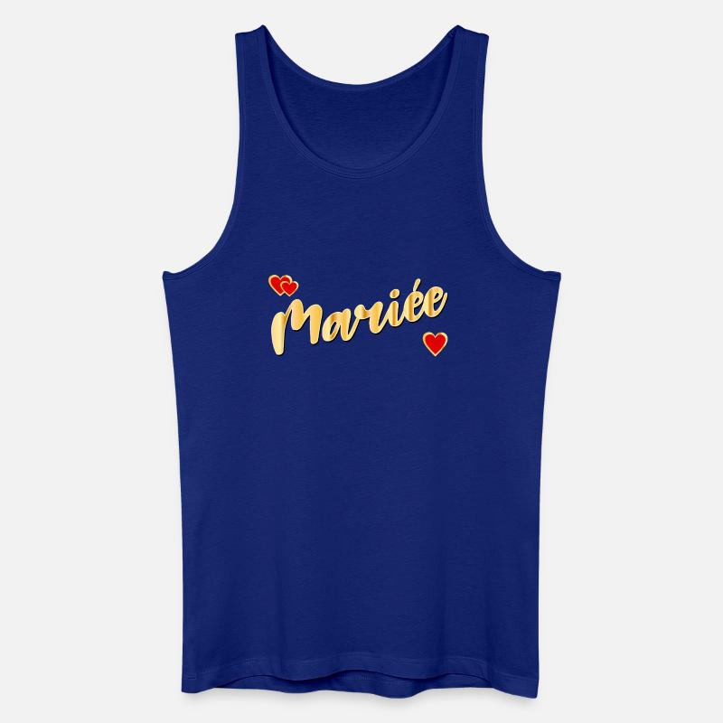 VERHEIRATETER JUNGGESELLENABSCHIED - Männer Bio Tank Top - Königsblau