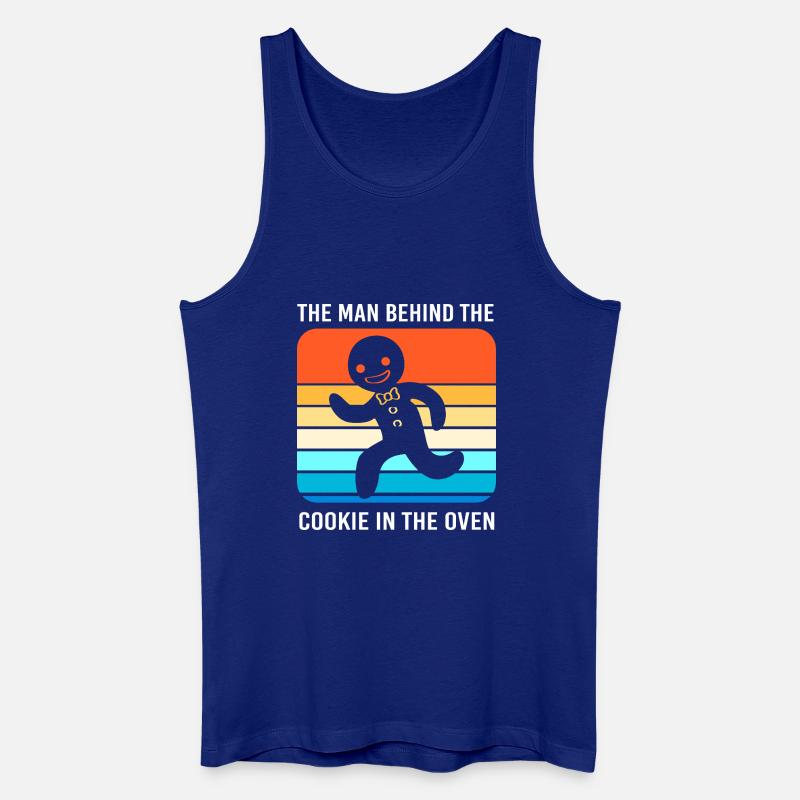 Werdender Papa werdende Väter - Männer Bio Tank Top - Königsblau