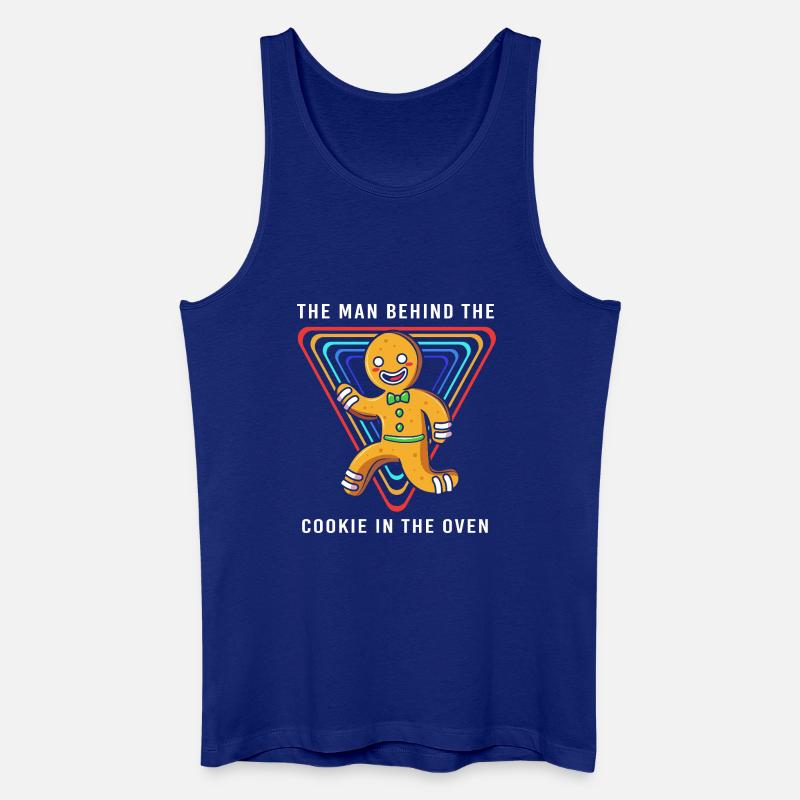 Werdender Papa werdende Väter - Männer Bio Tank Top - Königsblau