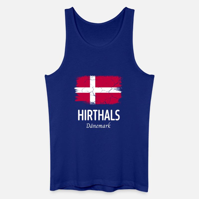 Hirthals - Männer Bio Tank Top - Königsblau