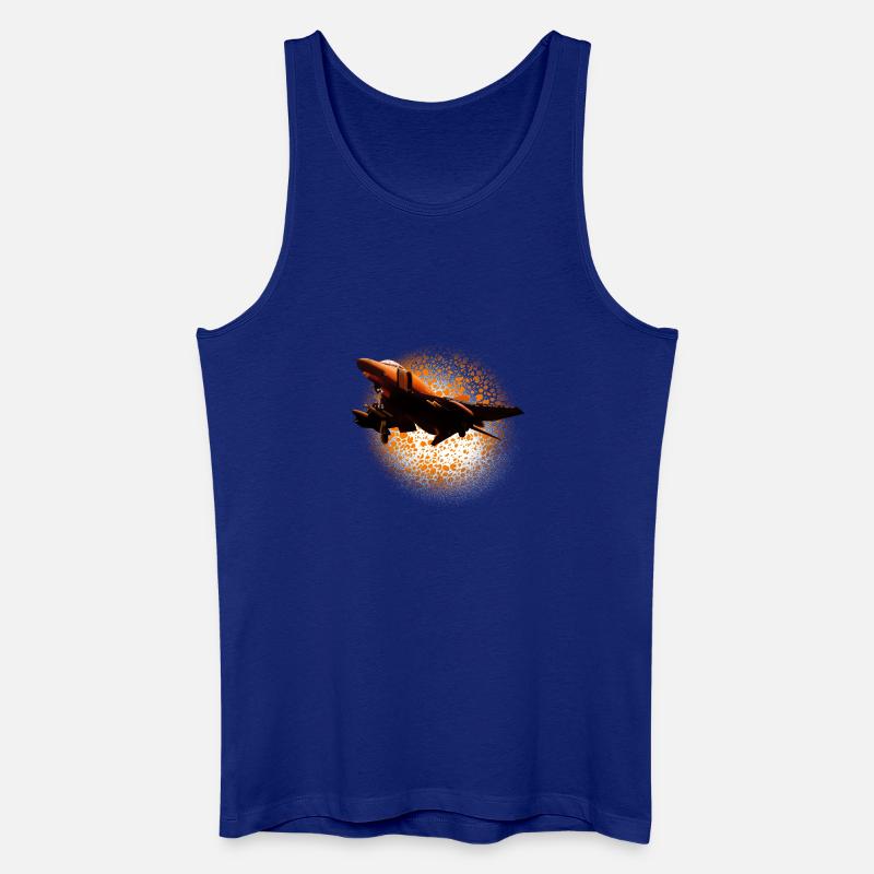 F-4 Phantom - Männer Bio Tank Top - Königsblau