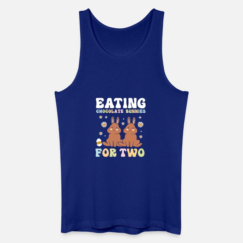Werdende Mutter Ostern Gender Reveal - Männer Bio Tank Top - Königsblau