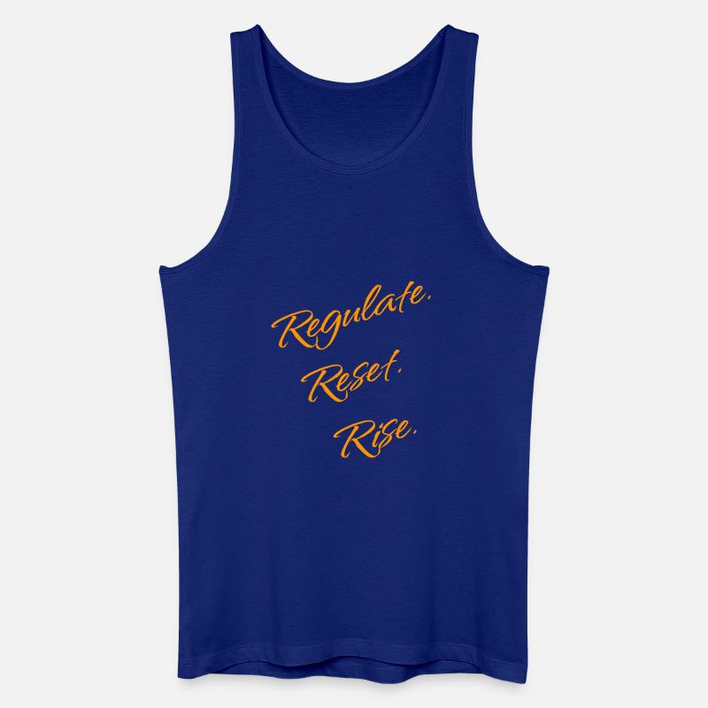 Regulate. Reset. Rise. – Nervous System - Männer Bio Tank Top - Königsblau