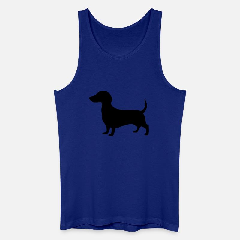 Dachshund Hunde Geschenk Dackelliebhaber - Männer Bio Tank Top - Königsblau