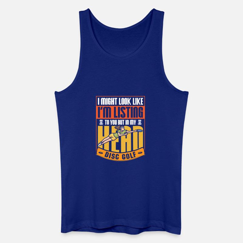 Disc Golf Geschenke Discgolf - Männer Bio Tank Top - Königsblau