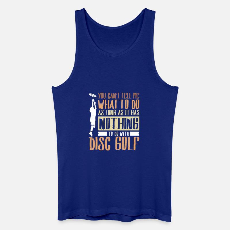 Disc Golf Geschenke Discgolf - Männer Bio Tank Top - Königsblau
