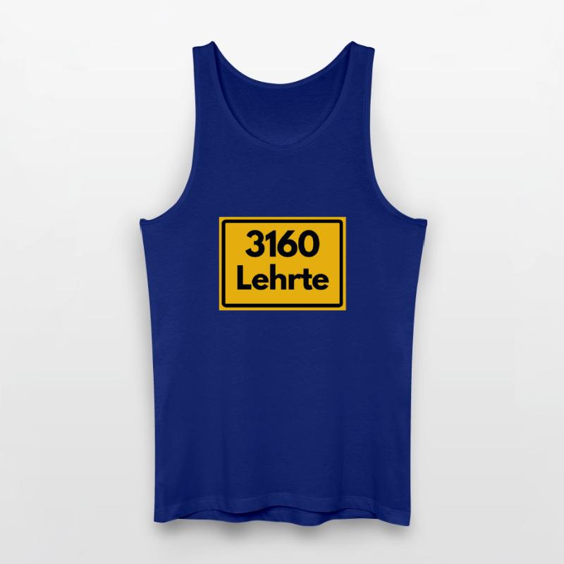 OLD POSTCODE ZIP CODE RETRO 3160 LEHRTE WASSERTURM Men’s Organic Tank Top