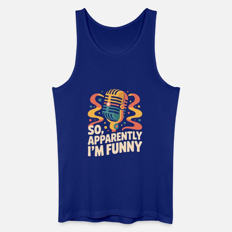 Also, anscheinend bin ich lustig - Männer Bio Tank Top - Königsblau