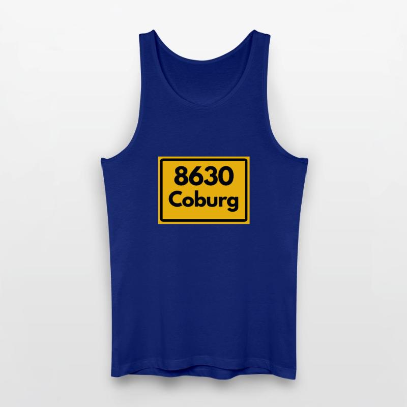OLD POSTCODE POSTCODE 8630 COBURG HEIMATSTOLZ Men’s Organic Tank Top