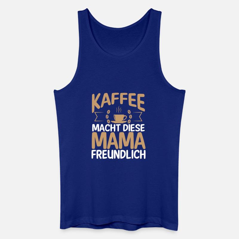 Kaffee Kaffeeliebhaber Mutter Mama - Männer Bio Tank Top - Königsblau