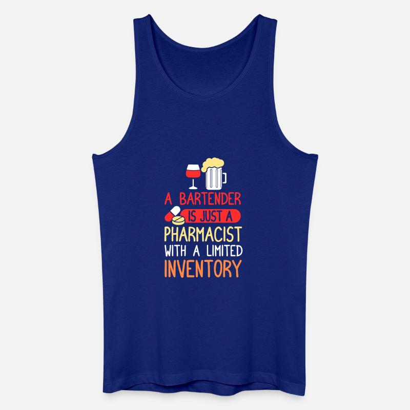 Barkeeper Kellner bartender Barmann - Männer Bio Tank Top - Königsblau