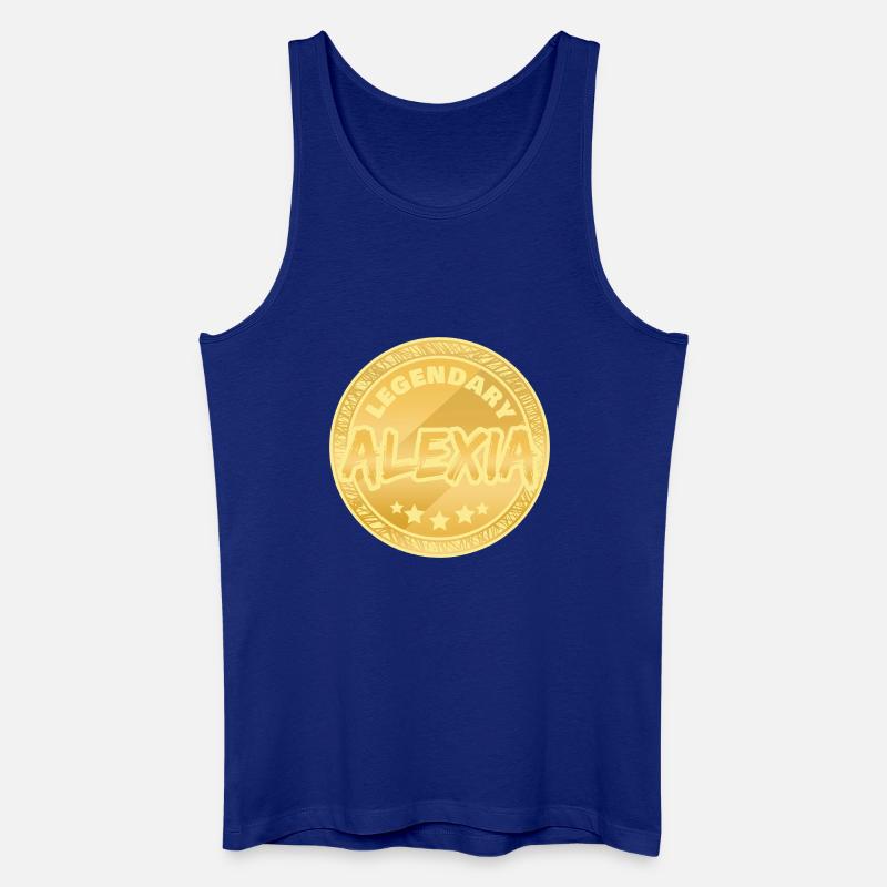 Alexia als Geschenkidee - Männer Bio Tank Top - Königsblau