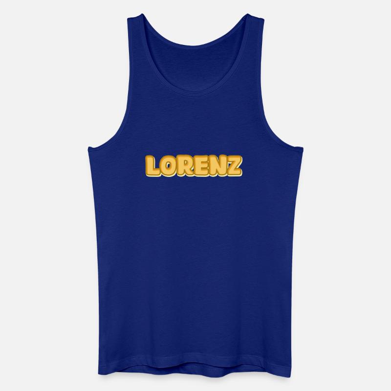 Lorenz Lorenz - Männer Bio Tank Top - Königsblau