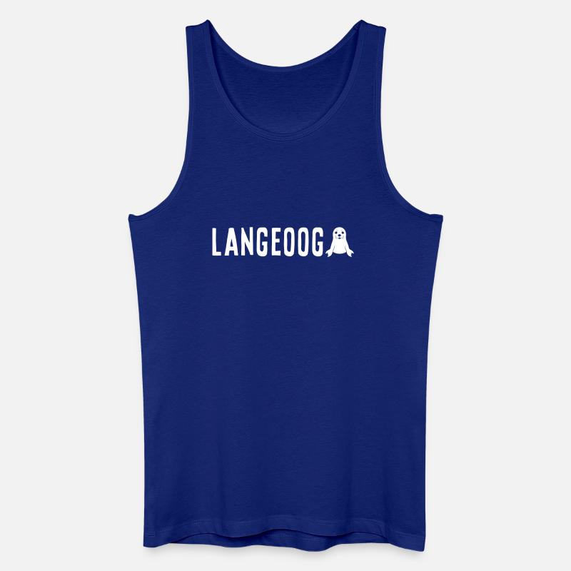 Robbe Langeoog - Männer Bio Tank Top - Königsblau