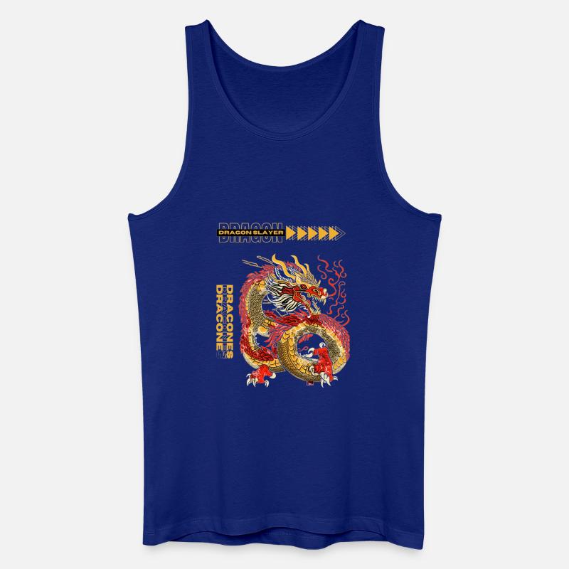 Drachentöter - Männer Bio Tank Top - Königsblau