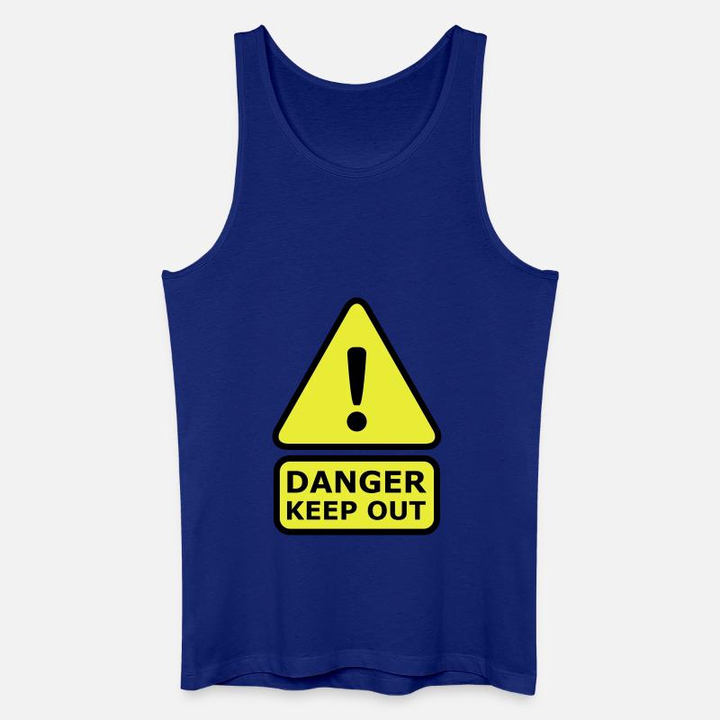 Danger Keep Out - Männer Bio Tank Top - Königsblau