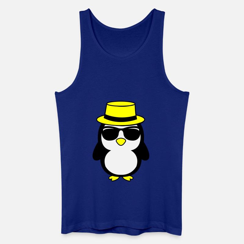 cool pinguin 02 - Männer Bio Tank Top - Königsblau