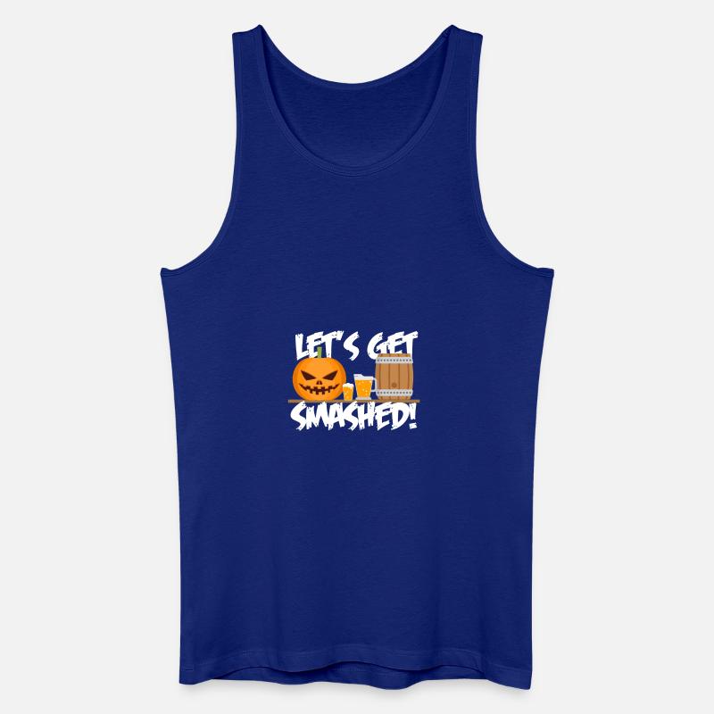 Pumpkin - Let's get smashed! - Männer Bio Tank Top - Königsblau