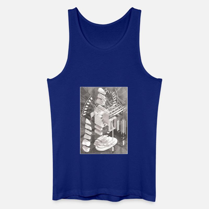 Basans Gateway - Männer Bio Tank Top - Königsblau