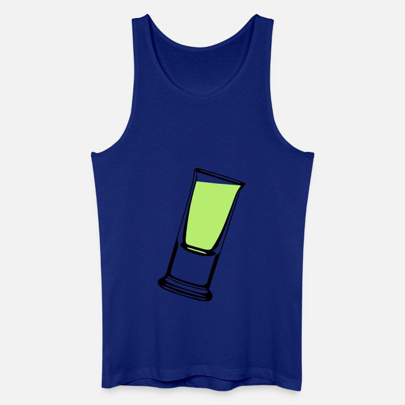 schnapsglass2 - Männer Bio Tank Top - Königsblau