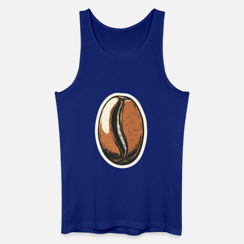 Kaffee - Männer Bio Tank Top - Königsblau