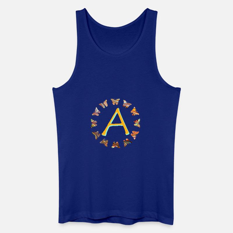 schmetterlinge e 56 a - Männer Bio Tank Top - Königsblau