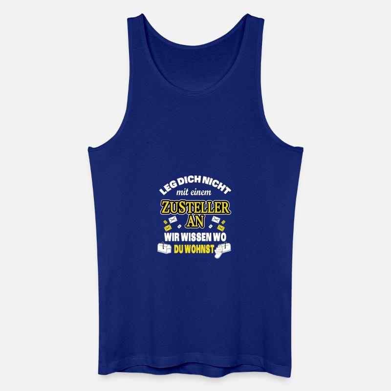 Zusteller Postbote Packetservice Geschenk - Männer Bio Tank Top - Königsblau