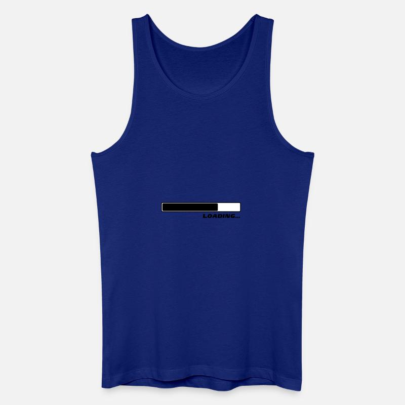 Loading Laden Ladebalken 2c - Männer Bio Tank Top - Königsblau
