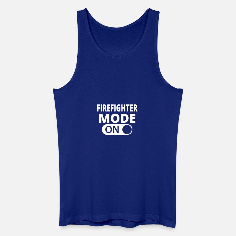 MODE ON FIREFIGHTER - Männer Bio Tank Top - Königsblau