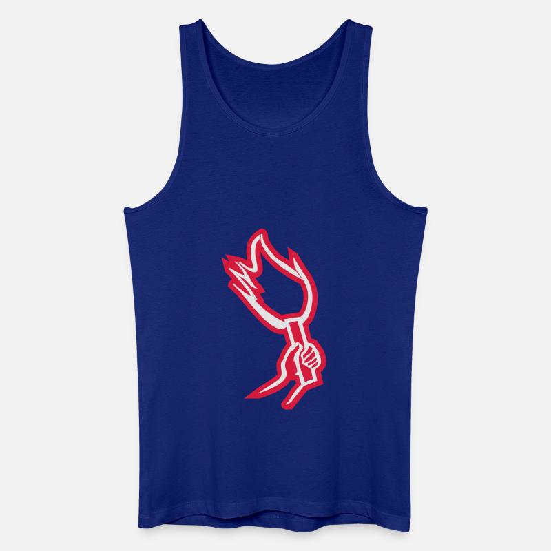pyro - Männer Bio Tank Top - Königsblau