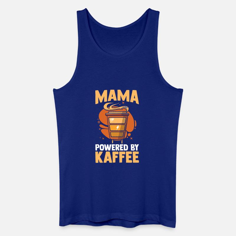 Kaffee Kaffeeliebhaber Mutter Mama - Männer Bio Tank Top - Königsblau