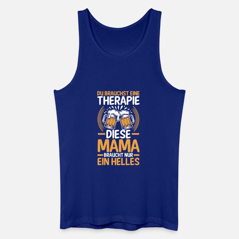 Bier Bierliebhaberin Mutter Mama - Männer Bio Tank Top - Königsblau