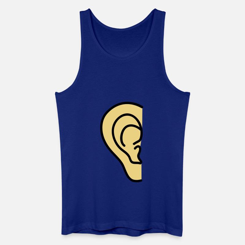 ear - Männer Bio Tank Top - Königsblau