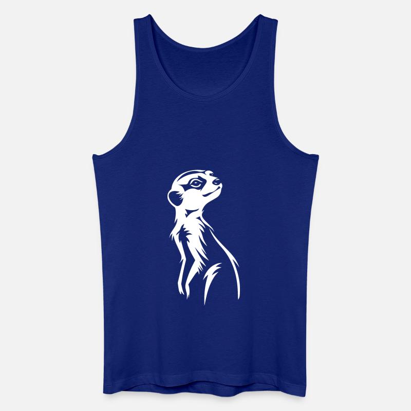 Erdmännchen Geschenk - Männer Bio Tank Top - Königsblau