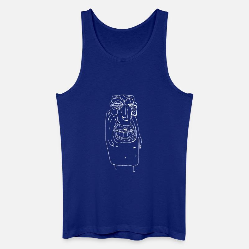 Gilbert - Männer Bio Tank Top - Königsblau