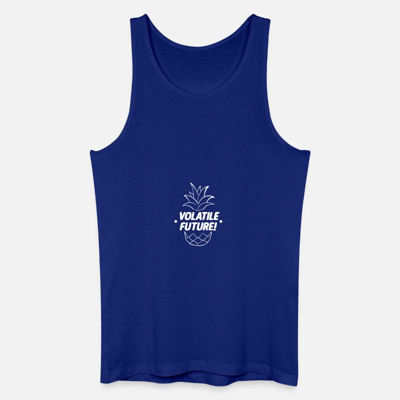 VOLATILE FUTURE! White - Männer Bio Tank Top - Königsblau