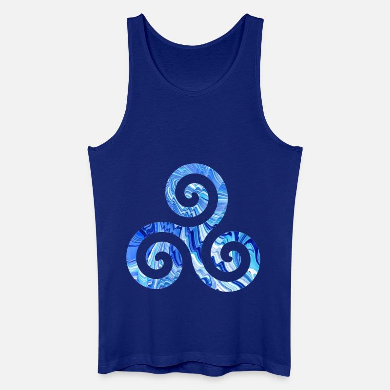 keltisches symbol 1 e 80 - Männer Bio Tank Top - Königsblau