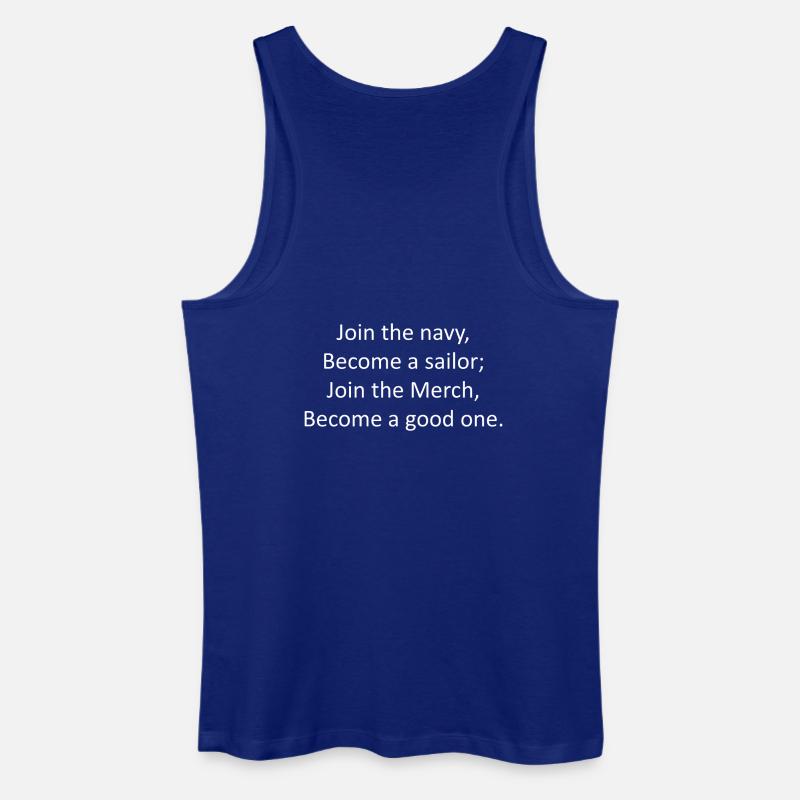 Merchant Navy Tee - Männer Bio Tank Top - Königsblau
