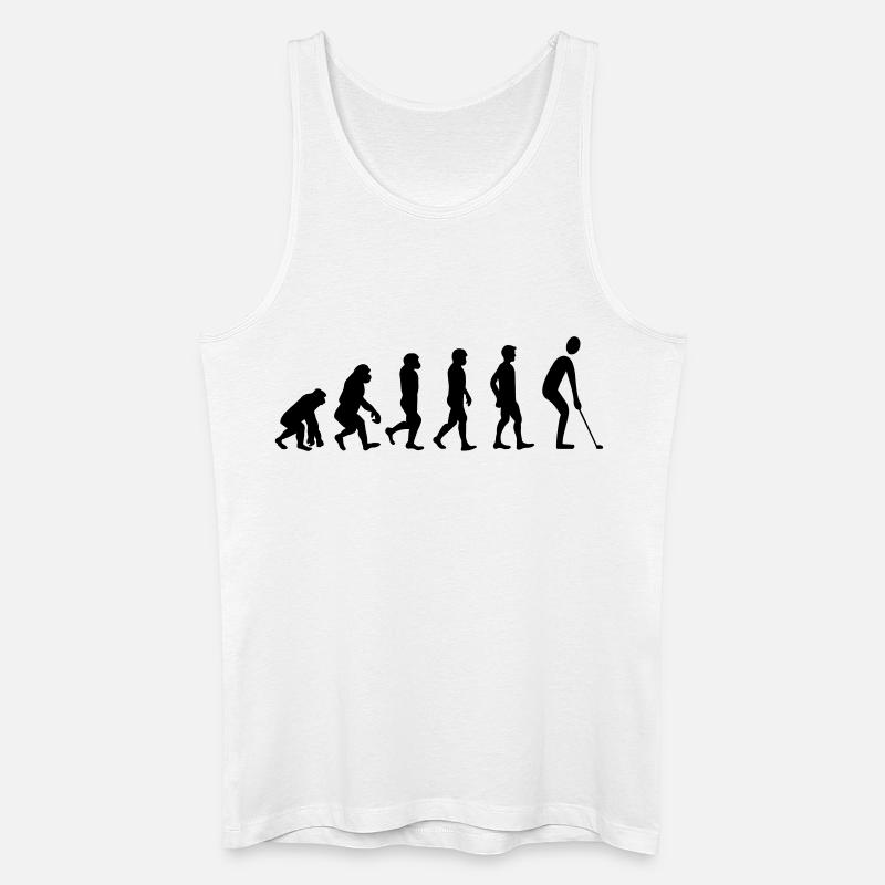 Evolution Golf - Men’s Organic Tank Top - white