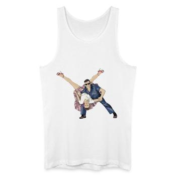 Rock and Roll - Men’s Organic Tank Top - white - Front