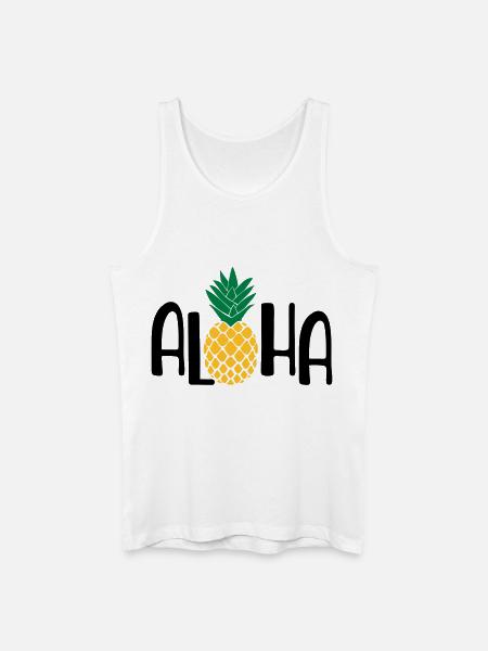Sommer - Männer Bio Tank Top - Weiß