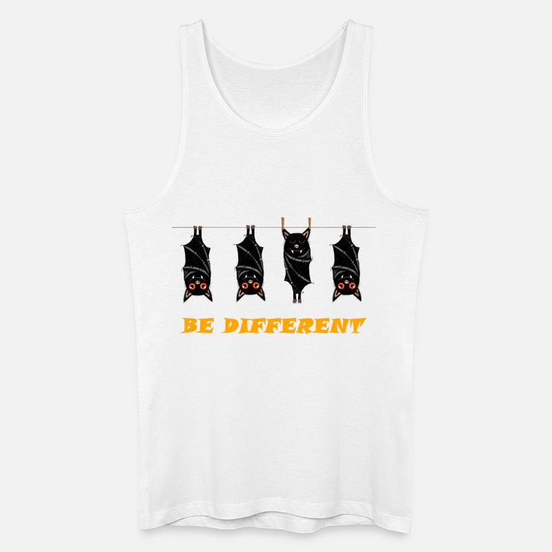 Anders sein - Männer Bio Tank Top - Weiß