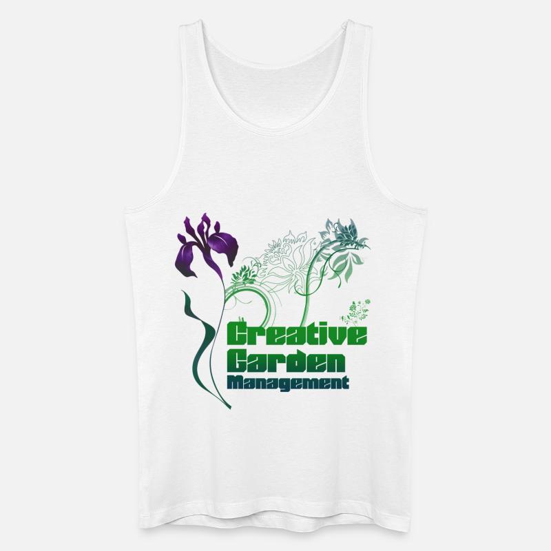 Creative Garden Management - Männer Bio Tank Top - Weiß